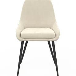 6 chaises en velours mix color gris, terracotta et beige