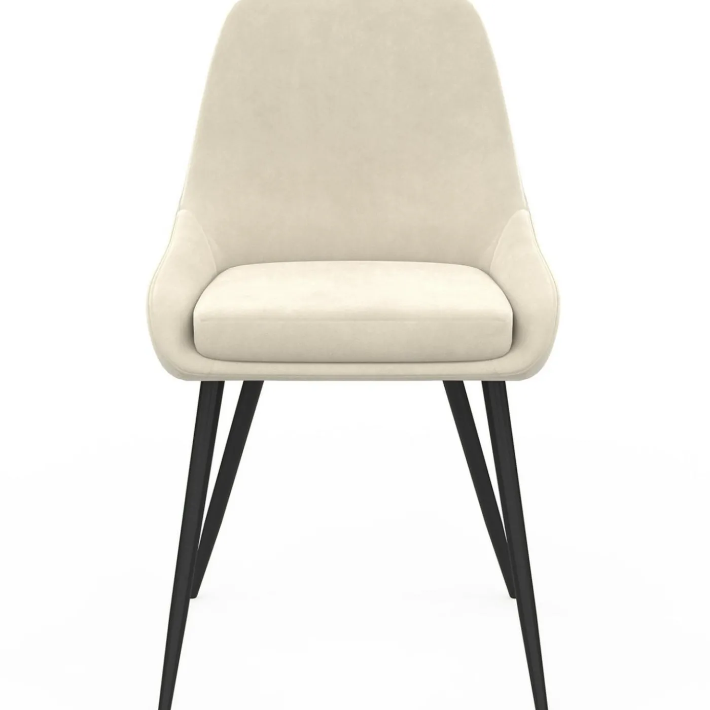 6 chaises en velours mix color gris, terracotta et beige