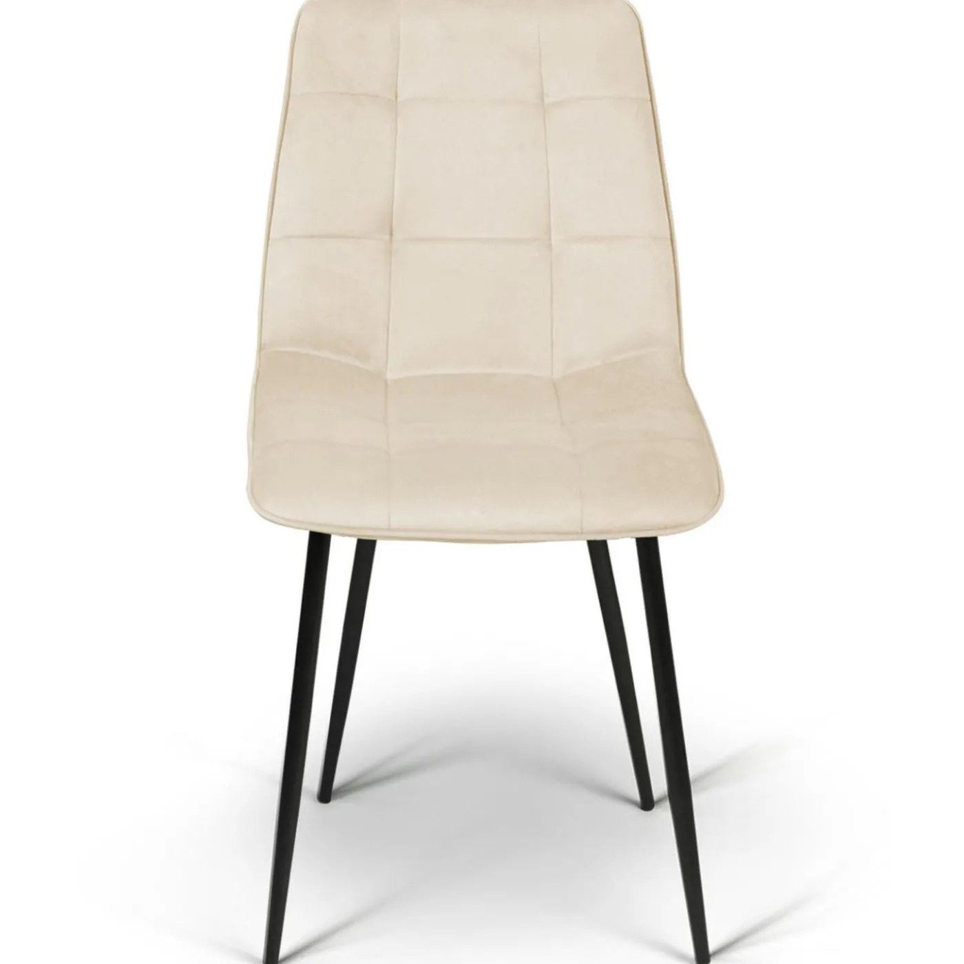 6 Chaises en velours mix color terracotta et beige