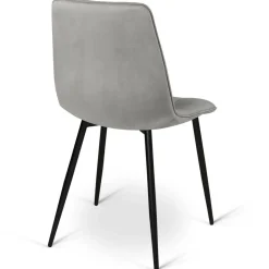 6 Chaises mix color pastel rose, gris et beige