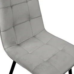 6 Chaises mix color pastel rose, gris et beige