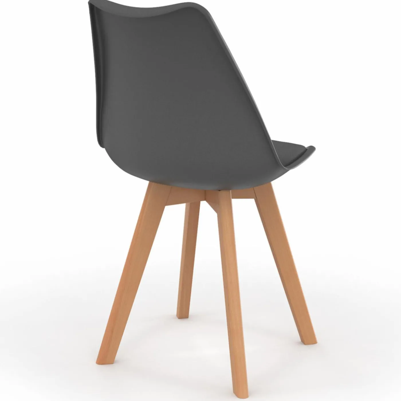8 chaises scandinaves mix color