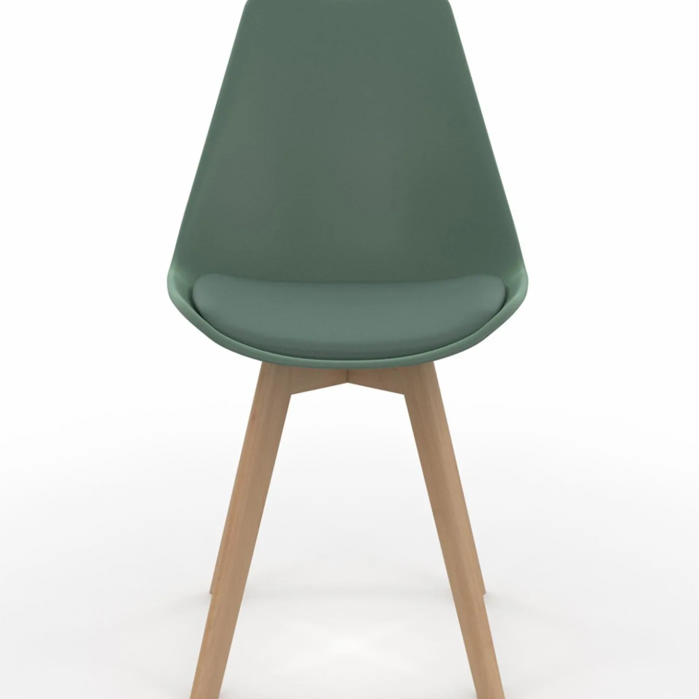 4 chaises scandinaves mix color