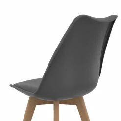 4 chaises scandinaves mix color