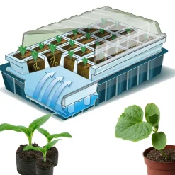 2 Kits de germination pour 80 godets