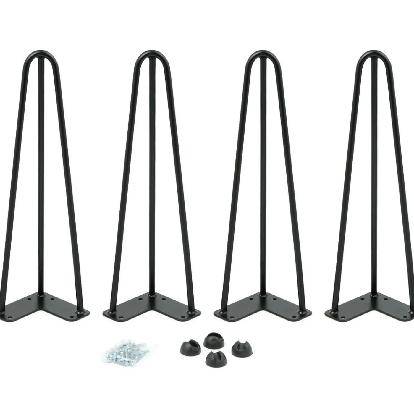 4 pieds de table épingle