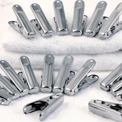 40 pinces à linge en inox