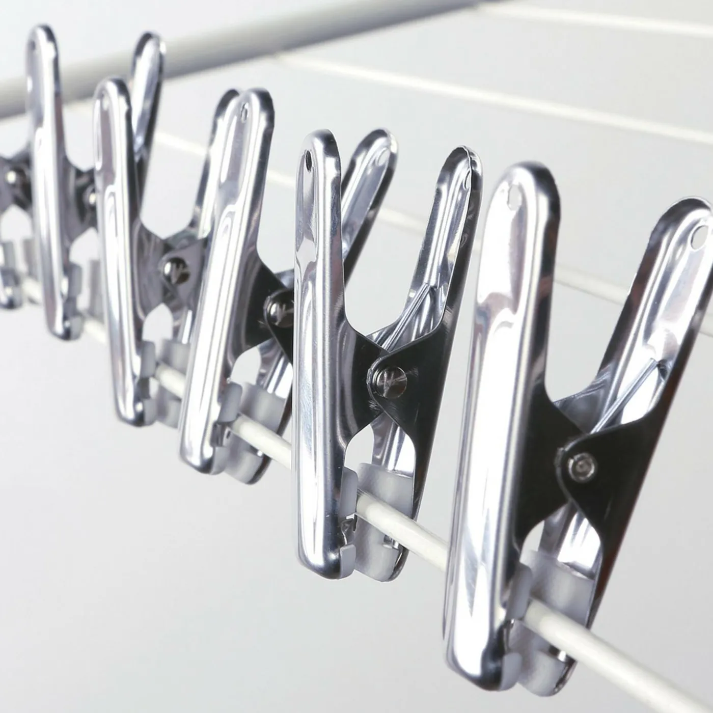 40 pinces à linge en inox