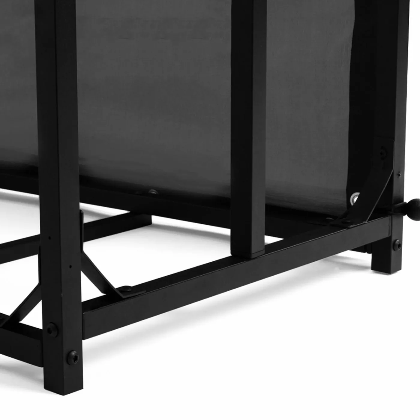 Abri bois de chauffage en acier galvanisé avec housse de protection
