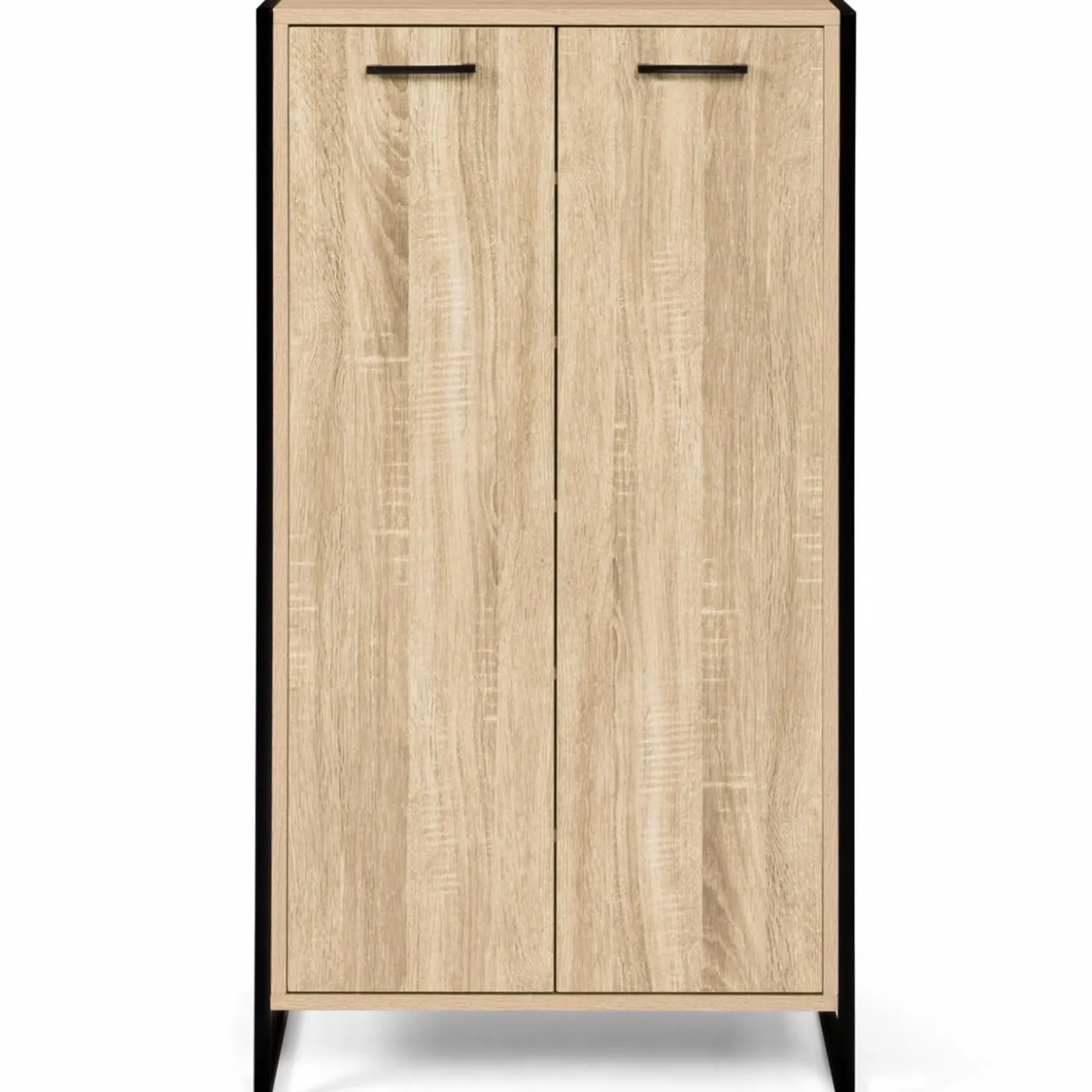 Armoire à chaussures industrielle bois et métal