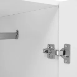 Armoire blanche 2 portes 80 cm