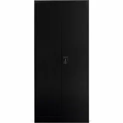 Armoire de bureau en métal noir 80x180 cm