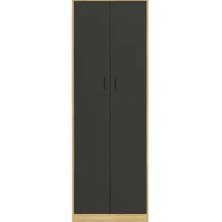 Armoire de bureau multifonction bois noir