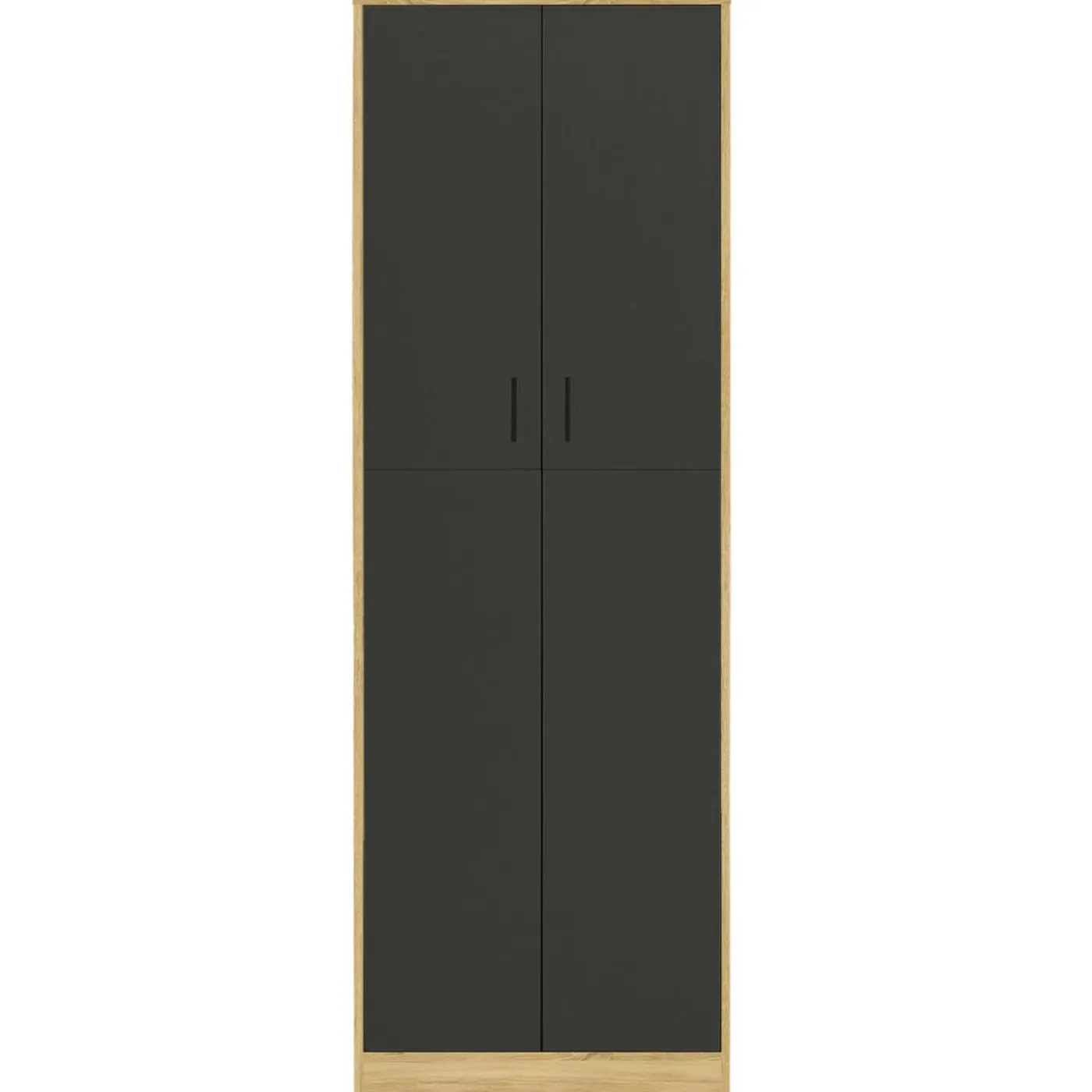 Armoire de bureau multifonction bois noir