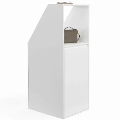 Armoire sous pente blanche 1 porte 1 niche