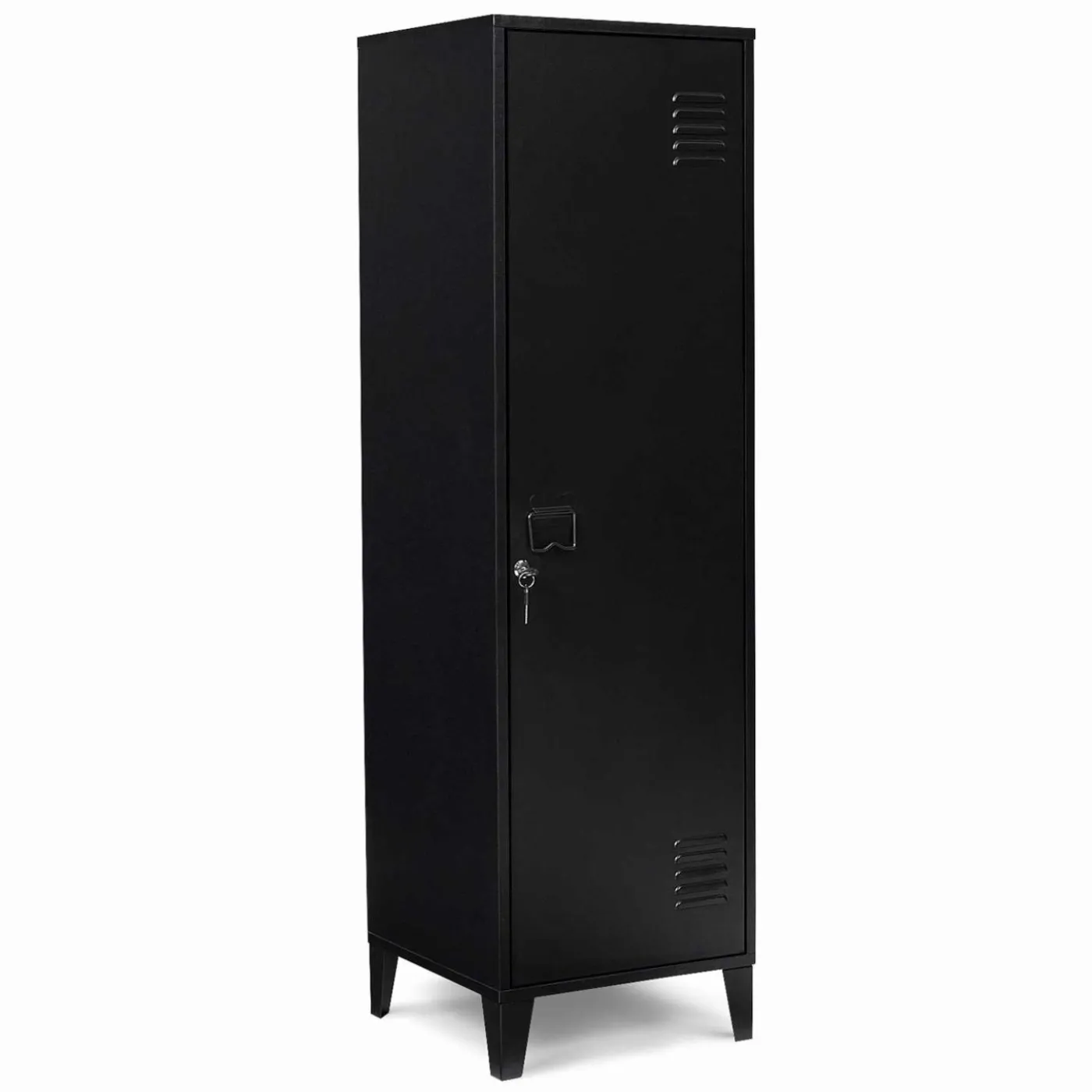 Armoire vestiaire métallique noire