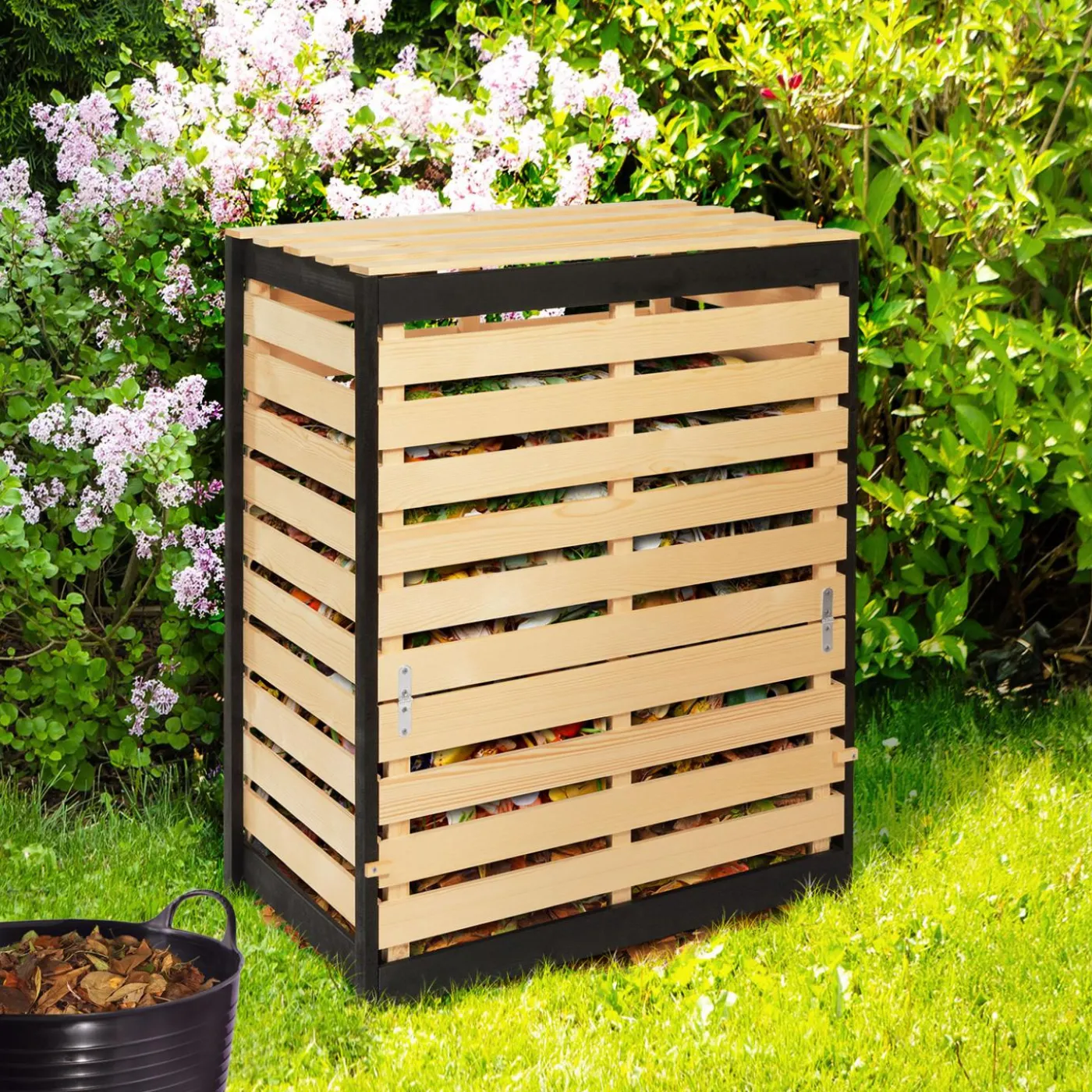 Bac à compost en bois 360 litres