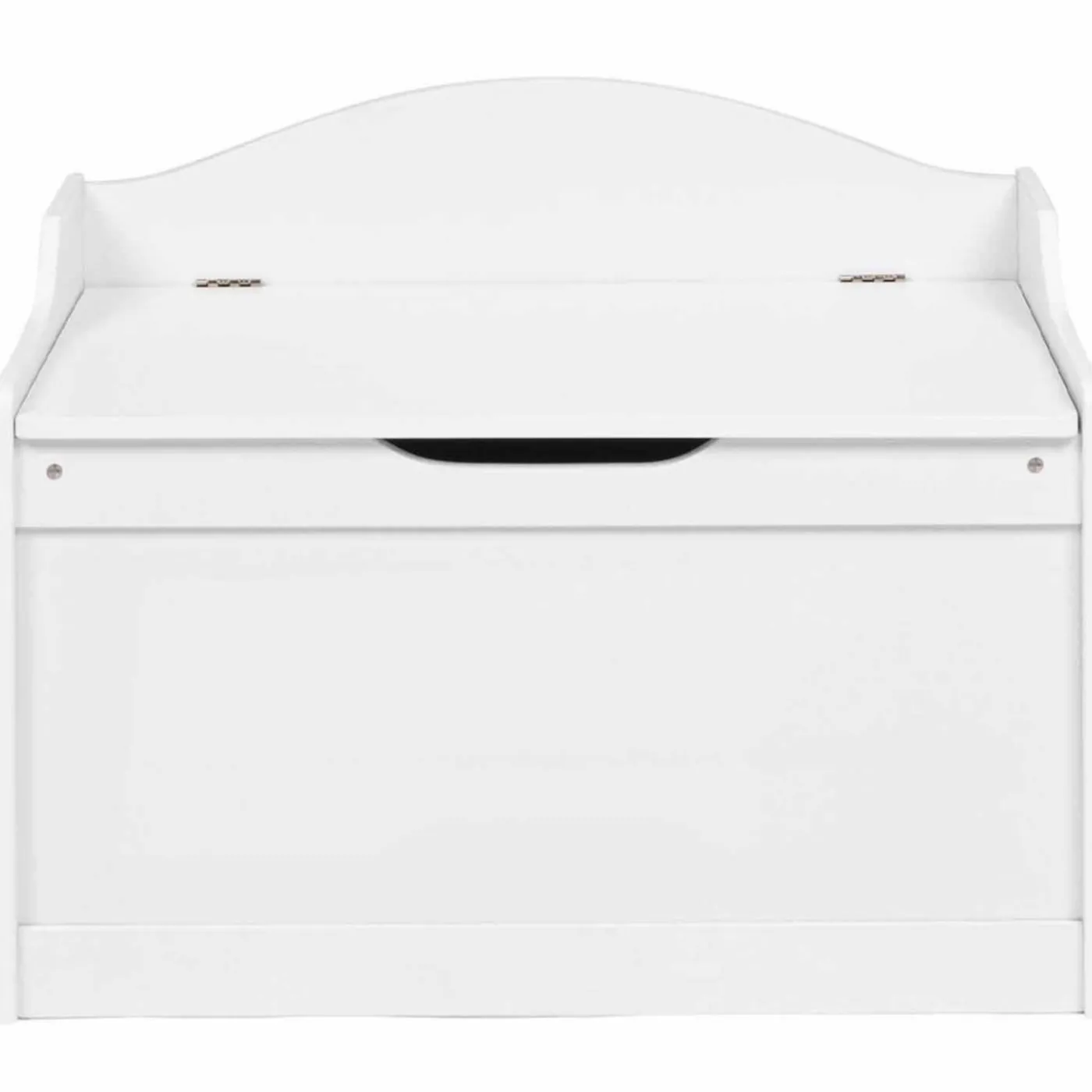 Banc coffre de rangement enfant en bois blanc