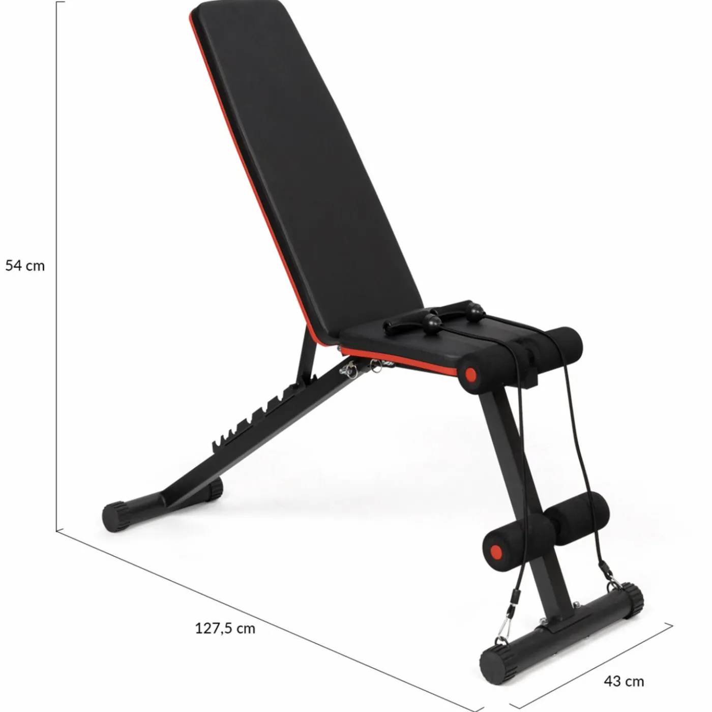 Banc de musculation réglable et inclinable