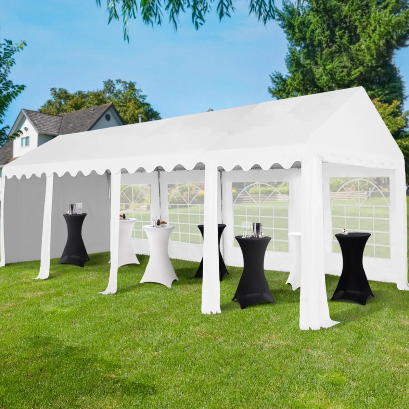 Barnum 4x8 m blanc pour réceptions
