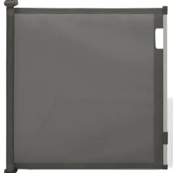 Barrière extensible pour chien et animaux domestiques 130cm grise