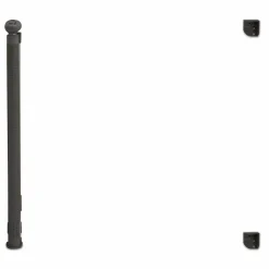 Barrière extensible pour chien et animaux domestiques 130cm grise