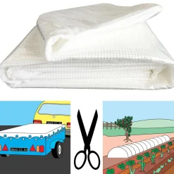 Bâche armée transparente 5x8 m renforcée