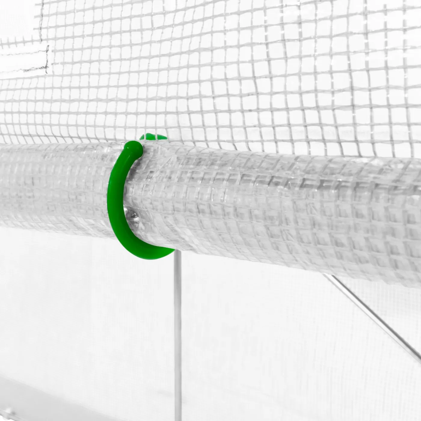 Bâche de rechange 130gr/m² pour serre à tomates 3m² blanche relevable
