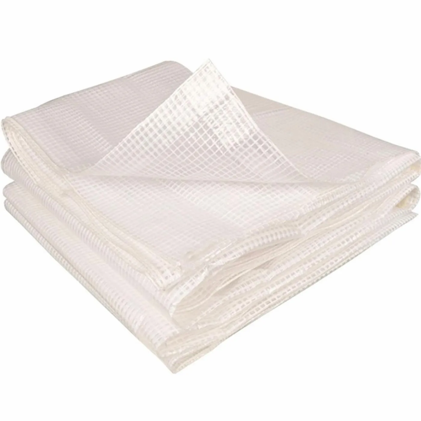 Bâche serre tunnel relevable blanche 3x6m