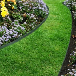 Bordure de jardin flexible verte à planter