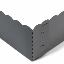 Bordures de jardin en acier gris anthracite