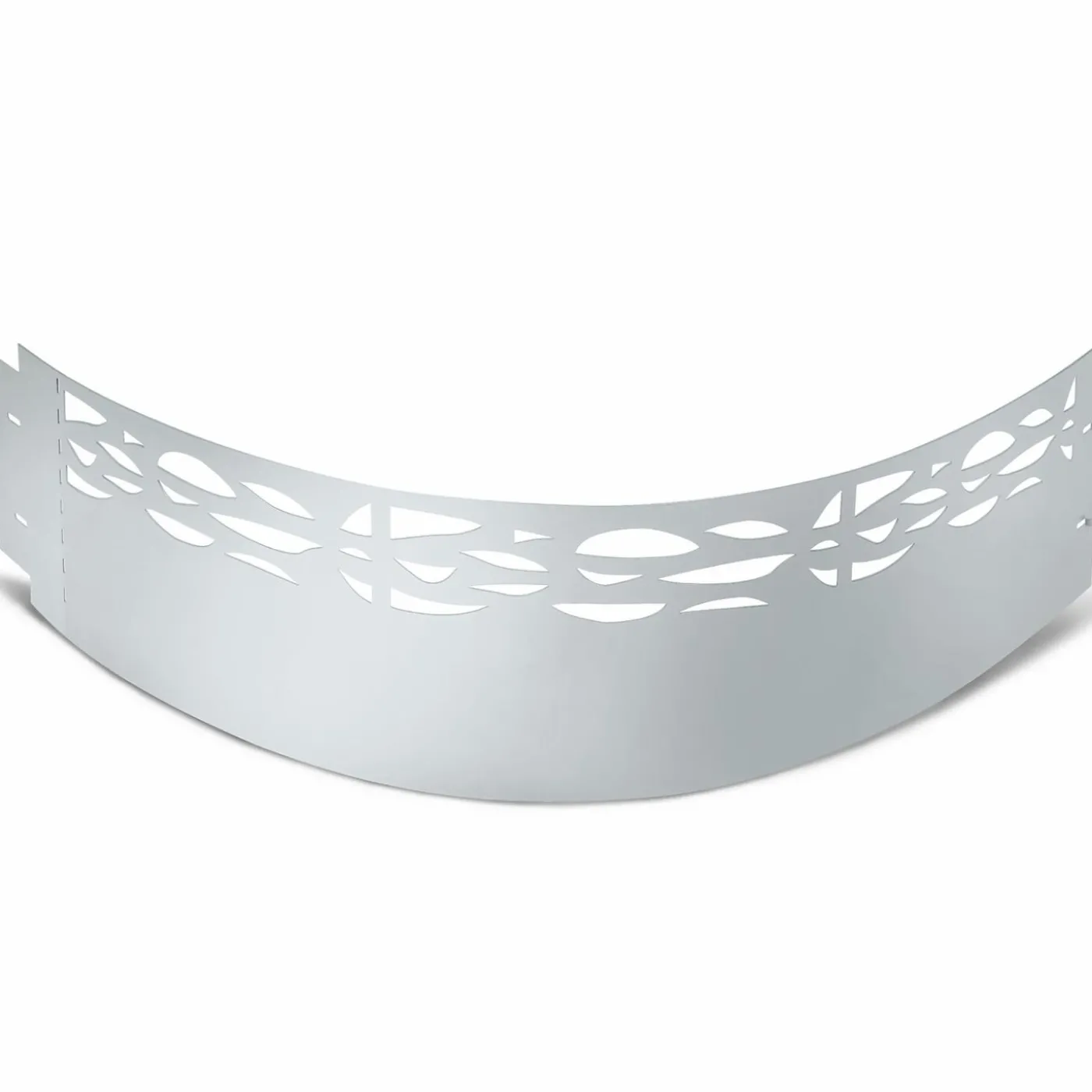 Bordurette de jardin grise flexible en acier