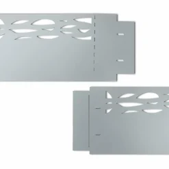 Bordurette de jardin grise flexible en acier