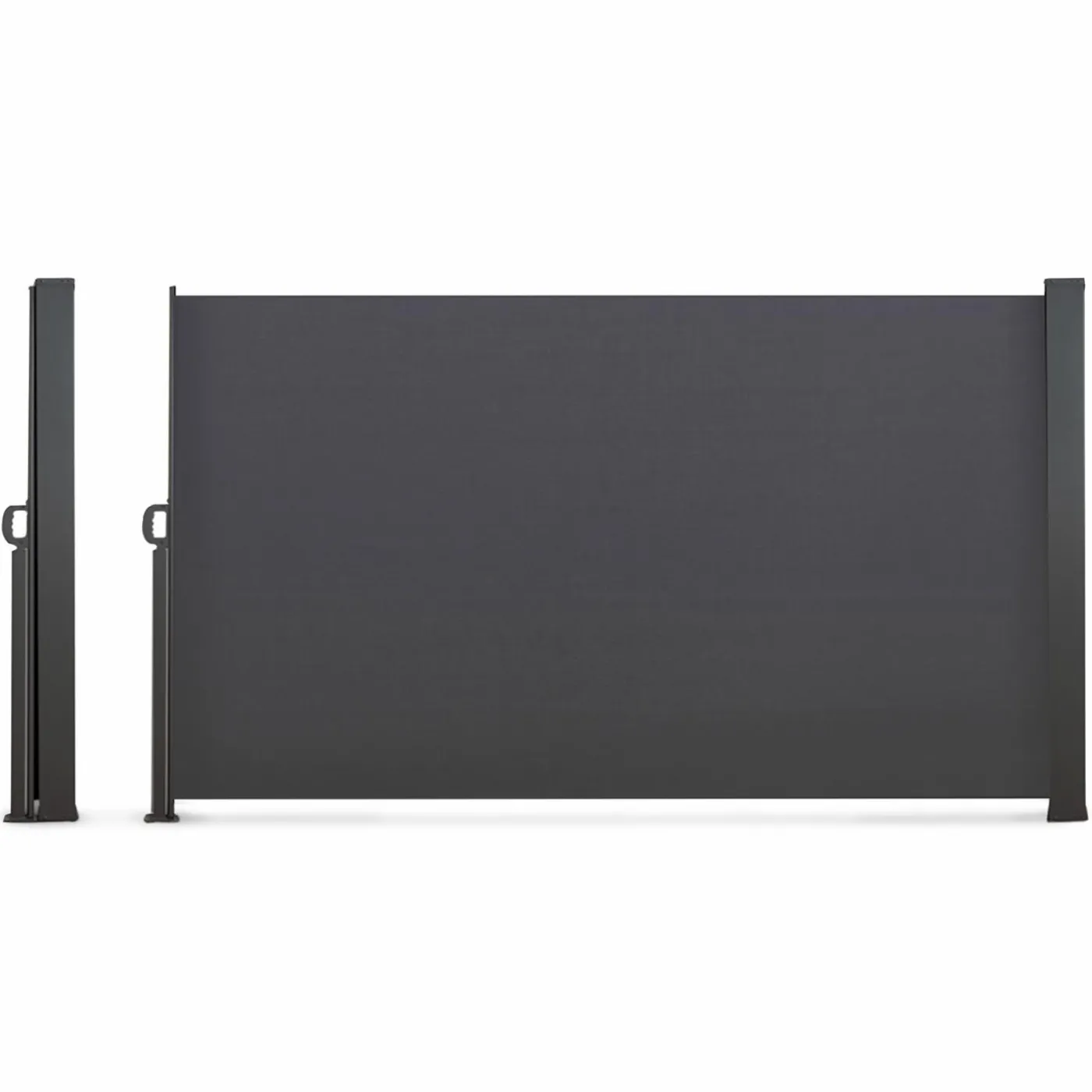 Brise vue enroulable gris 400x200 cm