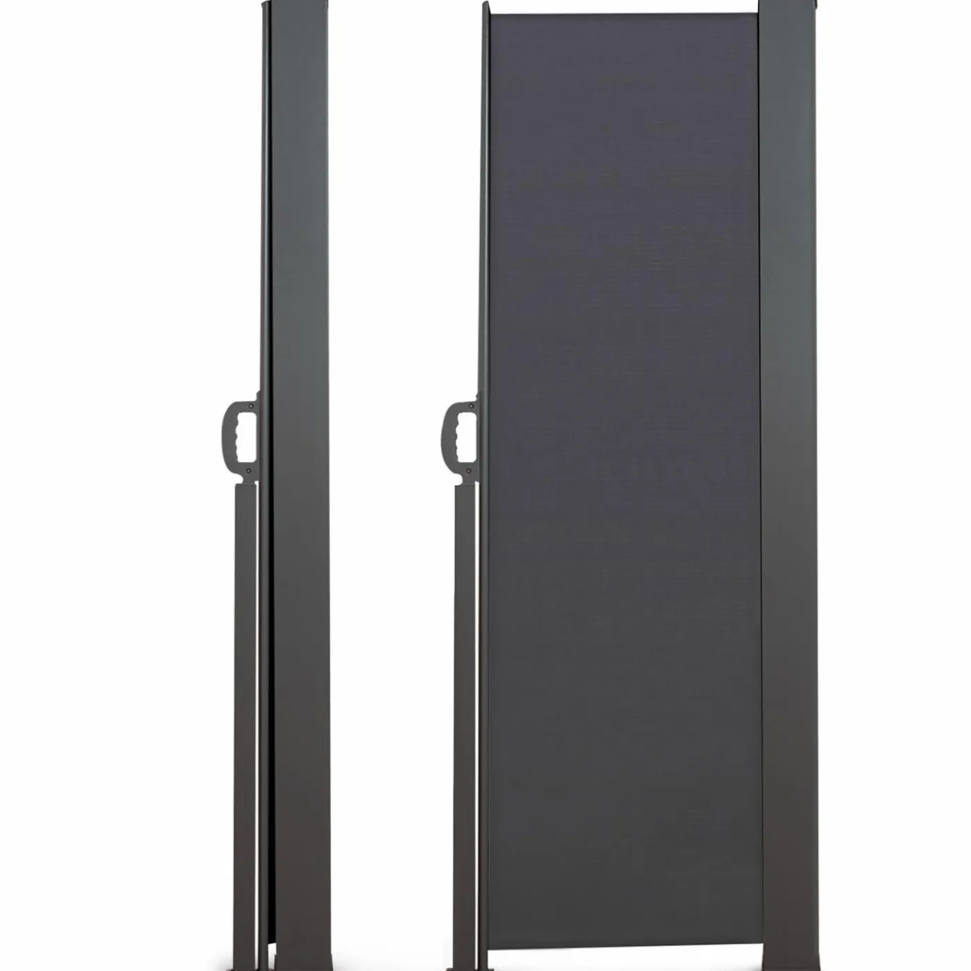 Brise vue enroulable gris 400x200 cm