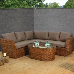 Brise vue gris 2 m x 10 m occultant 300 gr/m²
