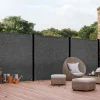 Brise vue gris 1,8 m x 10 m occultant 400 gr/m²