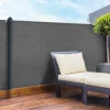 Brise vue 1,5m x 10m gris occultant 90g m²
