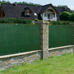 Brise vue vert 1,5 m x 10 m occultant 400 gr/m²