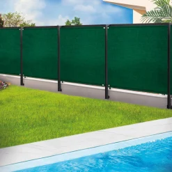 Brise vue vert 2m x 10m occultant 220g m²