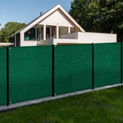 Brise-vue vert 1,5 x 10 m occultant 150 gr/m²
