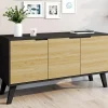 Buffet bas scandinave noir
