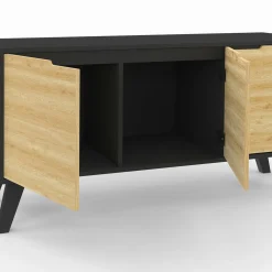 Buffet bas scandinave noir