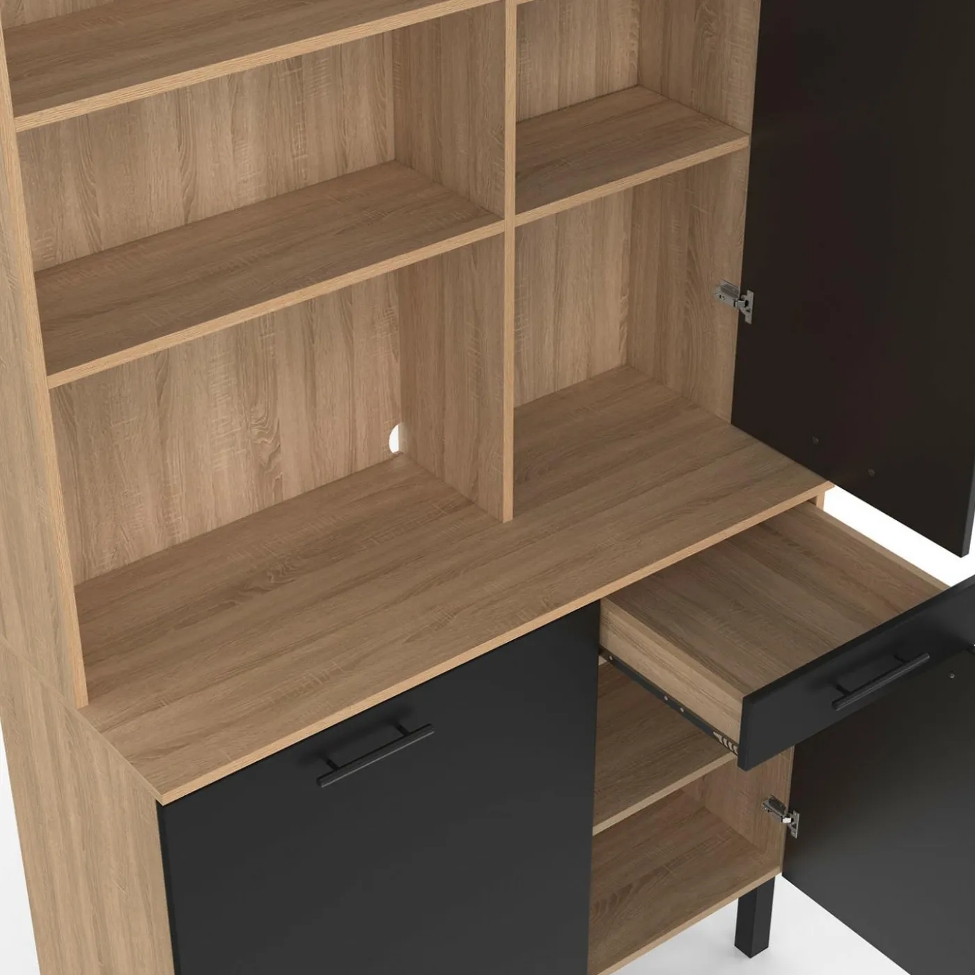 Buffet cuisine 100 cm 3 portes