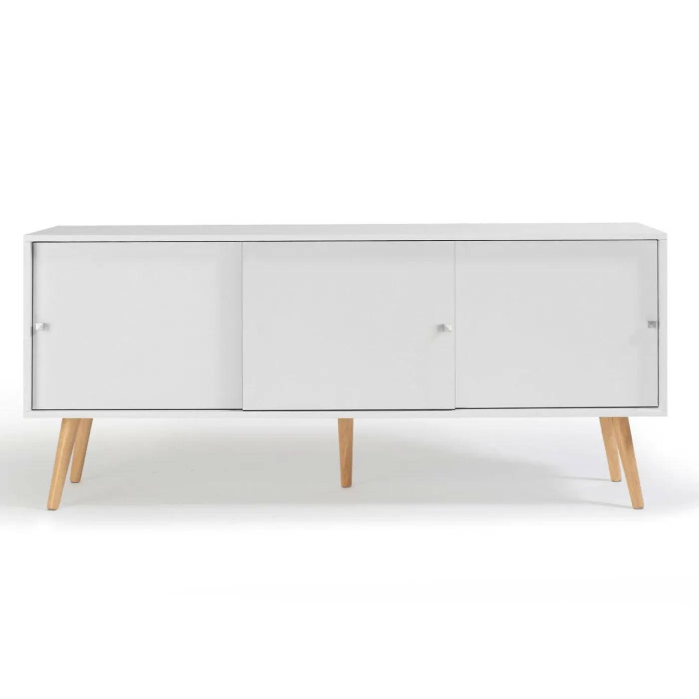 Buffet scandinave bois blanc EFFIE