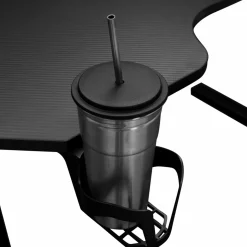 Bureau gamer noir 120 cm