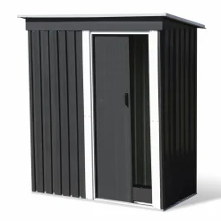 Cabanon de jardin en métal toit plat 1,3m²