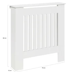 Cache radiateur blanc - étagère murale pour radiateur