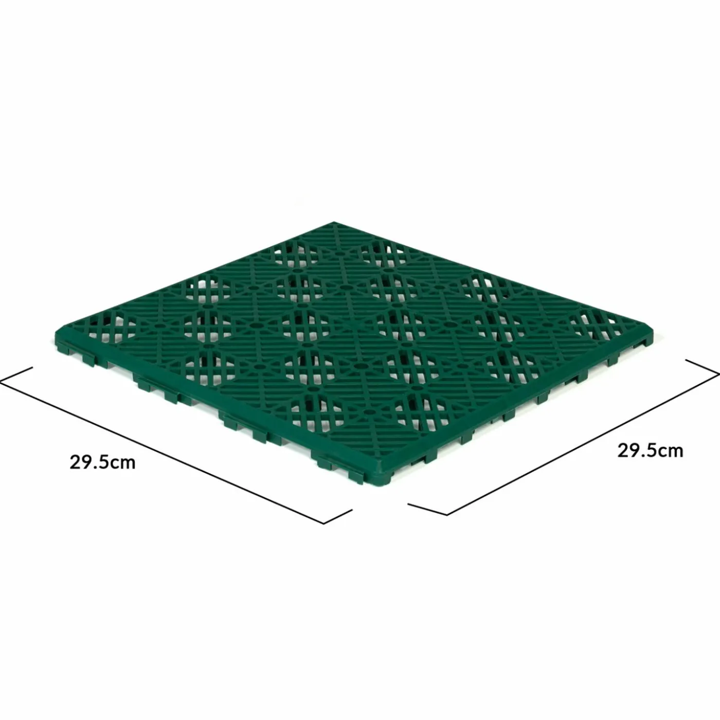 Caillebotis extérieur en plastique vert