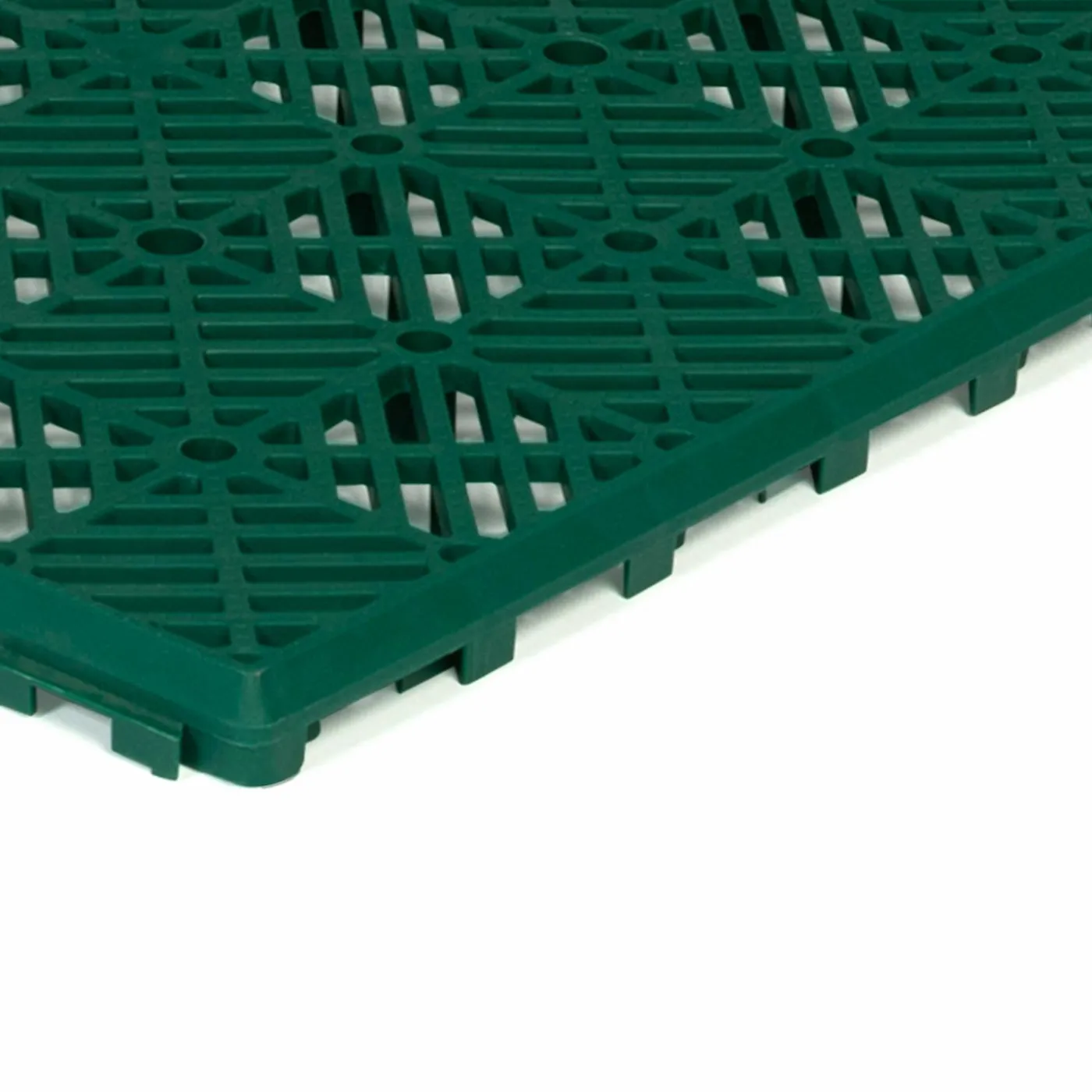 Caillebotis extérieur en plastique vert